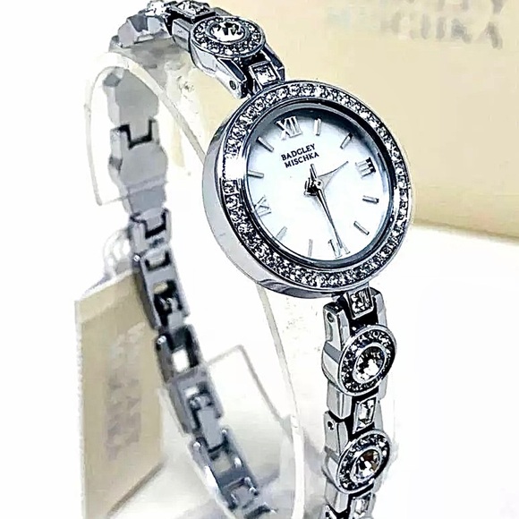 Badgley Mischka Crystal Accent Watch - Picture 5 of 7